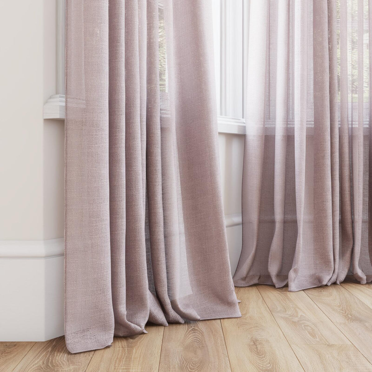 FR-One Statement Petal fire retardant curtain fabric, view 4