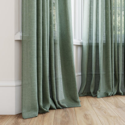FR-One Statement Malachite fire retardant curtain fabric, view 4