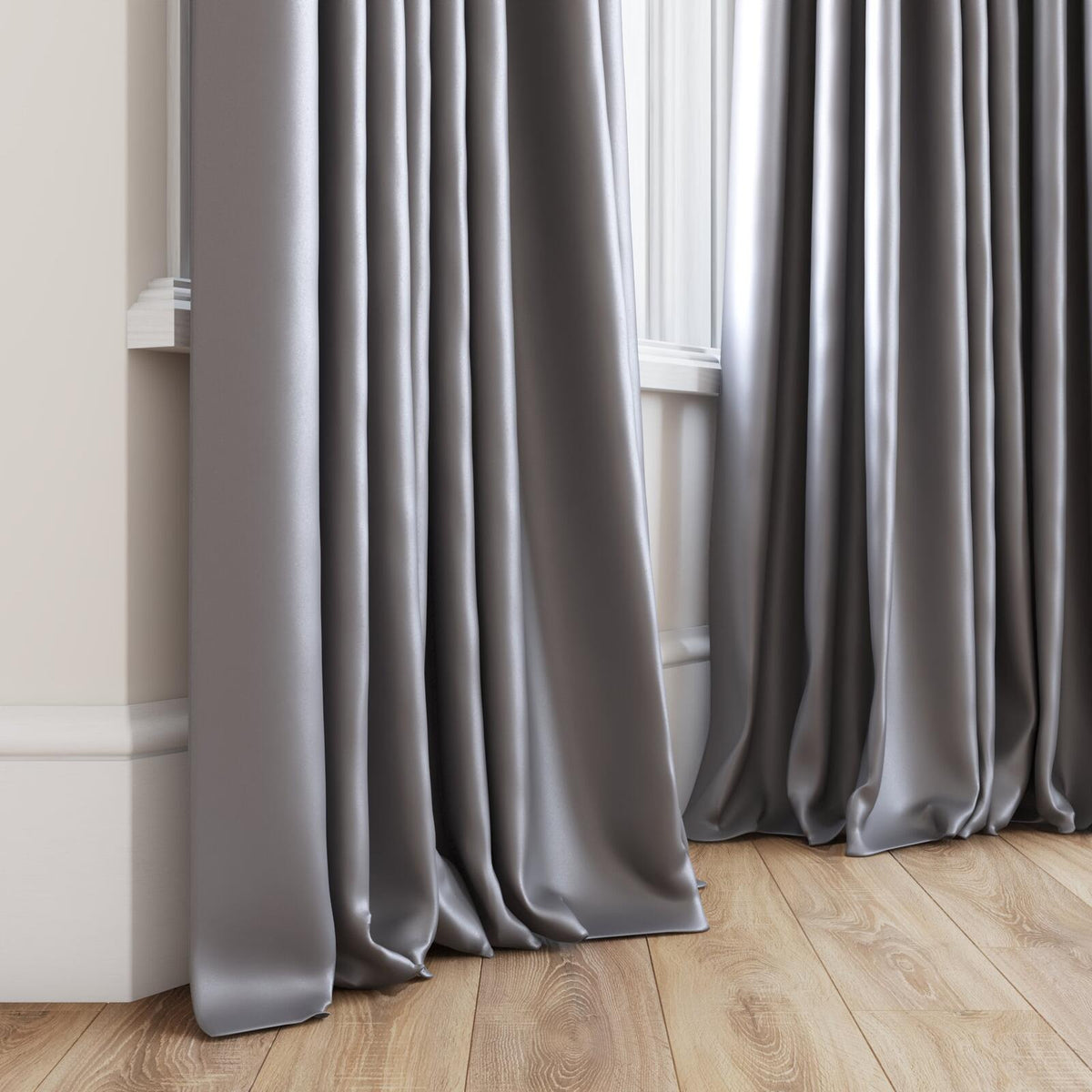 Sekers Vow Platinum fire retardant curtain fabric, view 3