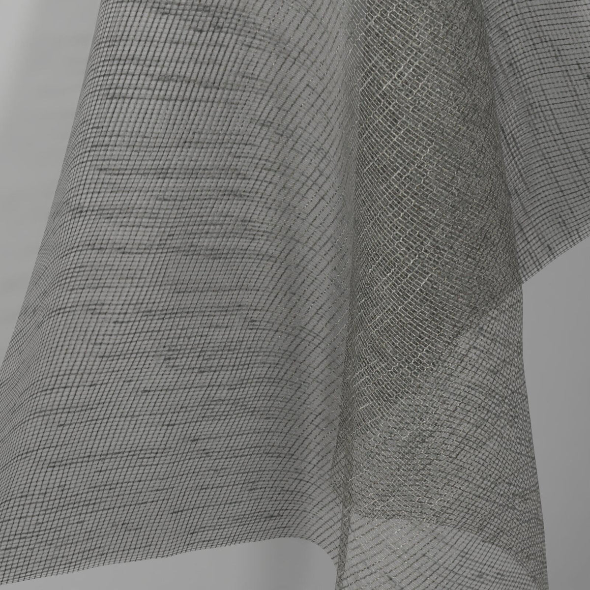 Sekers Bora Tin fire retardant curtain fabric, view 2