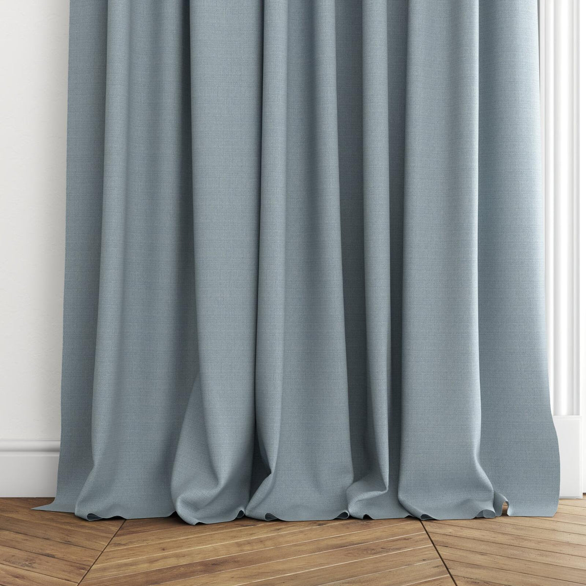 FR-One Darkness Copen fire retardant curtain fabric, view 3