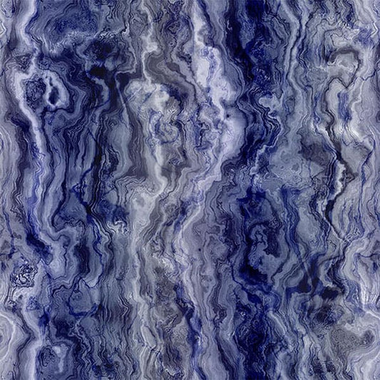 Magma 105 Indigo fire retardant curtain fabric