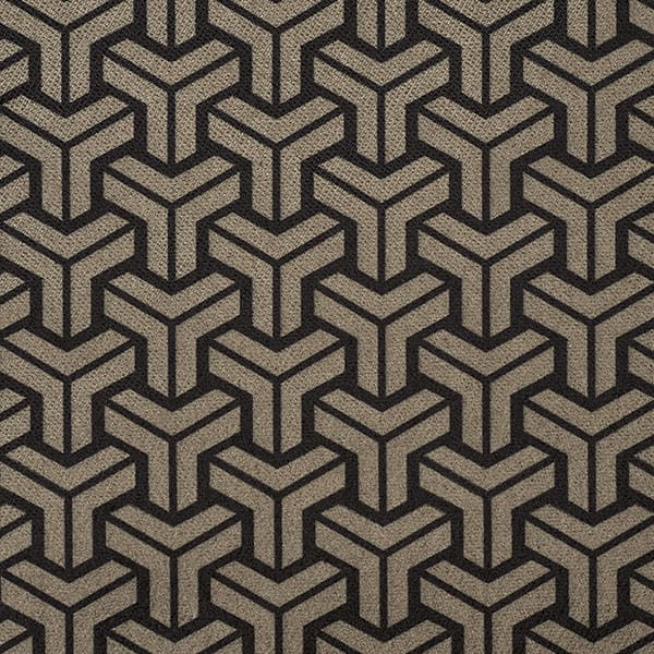 Tessellate 791 Mocha fire retardant curtain fabric