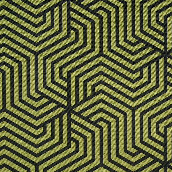 Maze 233 Pistachio fire retardant curtain fabric