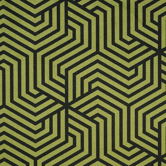 Maze 233 Pistachio fire retardant curtain fabric