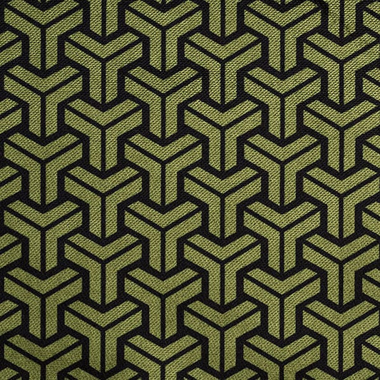 Tessellate 233 Pistachio fire retardant curtain fabric