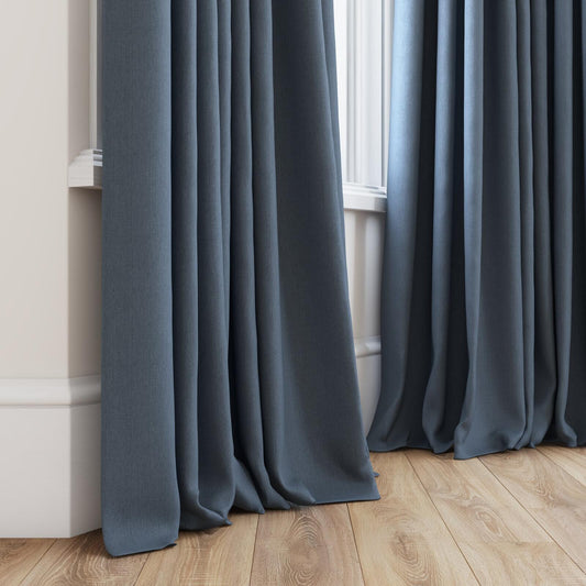 FR-One Darkness Stellar fire retardant curtain fabric, view 2