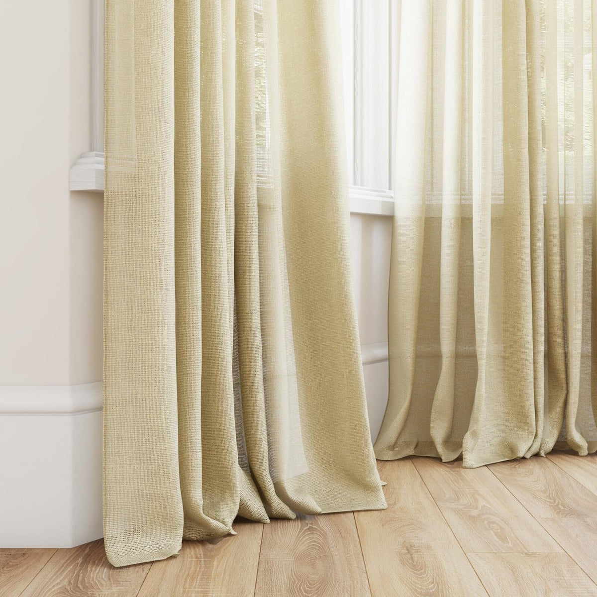 FR-One Statement Dune fire retardant curtain fabric, view 4