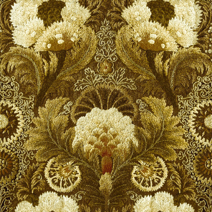 Mallion & Knowles Tapestry Antique Fire Retardant Curtains texture detail