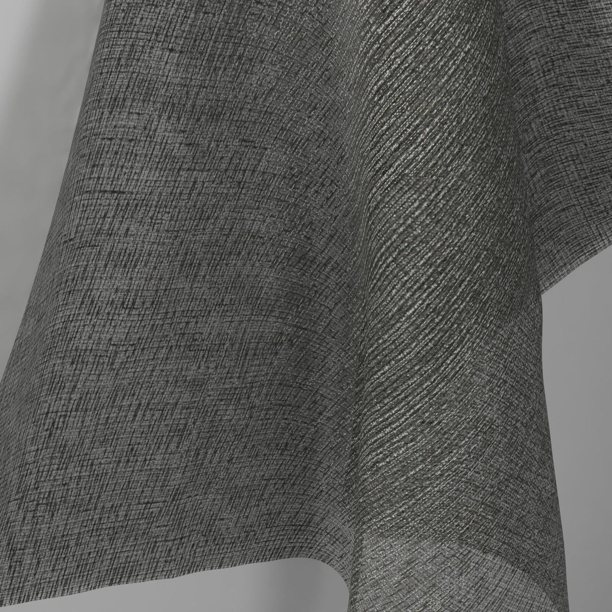 Sekers Zephyr Shale fire retardant curtain fabric, view 2