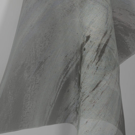Sekers Nevis Quartz fire retardant curtain fabric, view 2