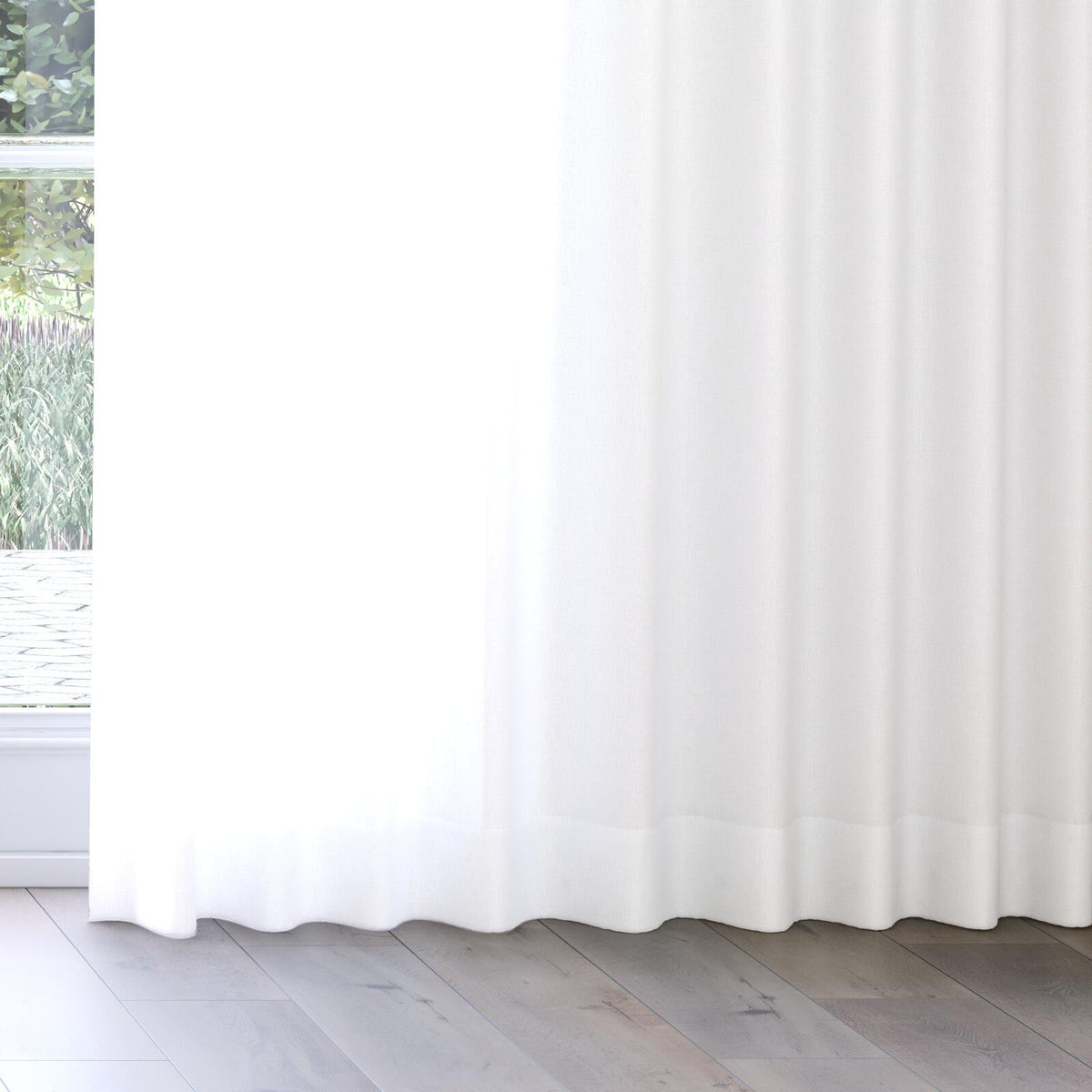 Sekers Leto Ash fire retardant curtain fabric, view 3