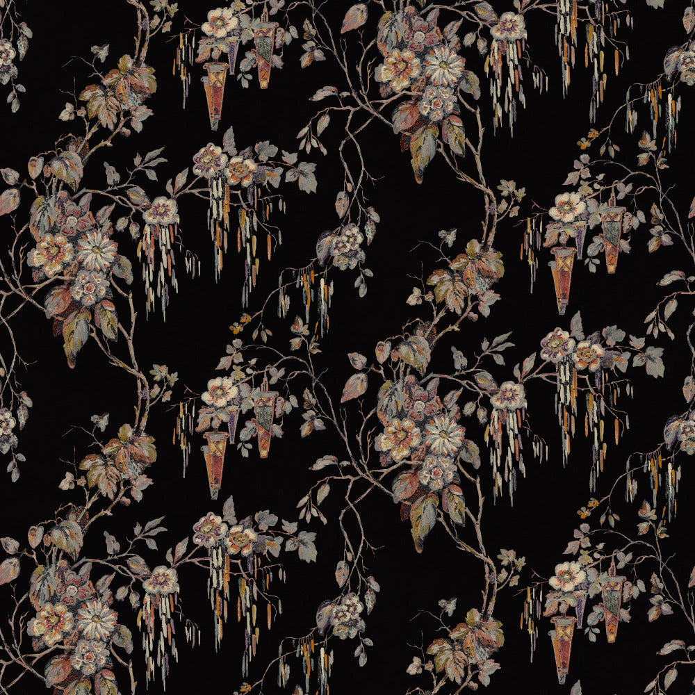 Mallion & Knowles Tiffany Midnight Fire Retardant Curtains