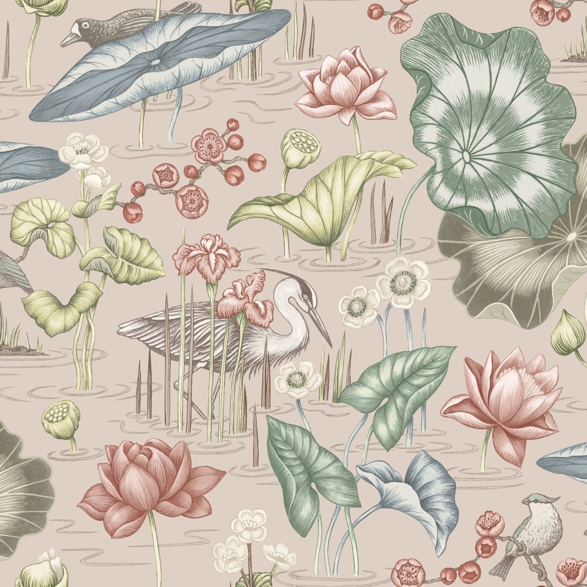 ILIV Mizu Blush Fire Retardant Curtains