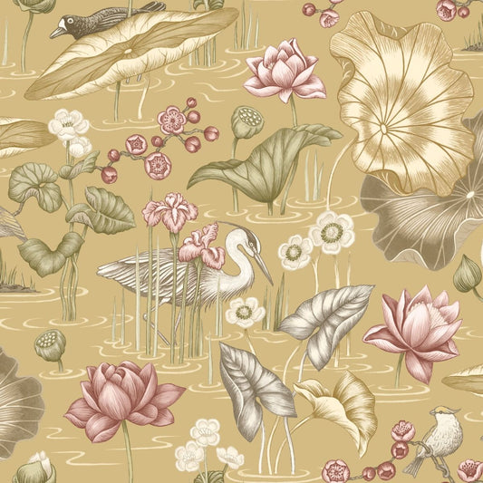 ILIV Mizu Ochre Fire Retardant Curtains