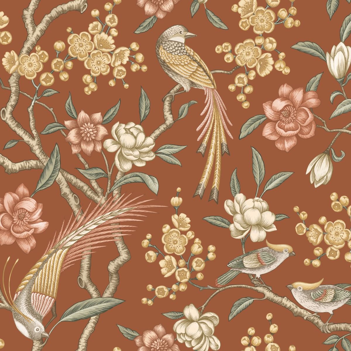 ILIV Kanra Burnt Sienna Fire Retardant Curtains