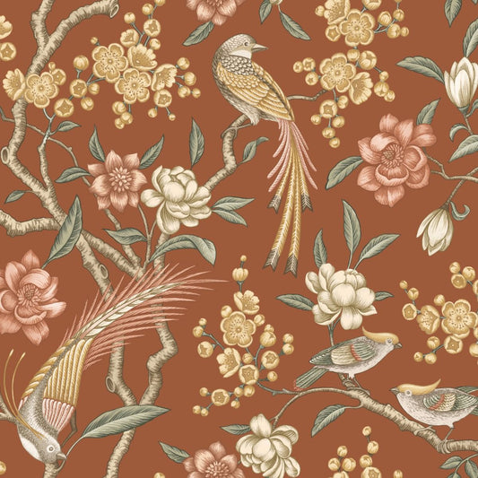 ILIV Kanra Burnt Sienna Fire Retardant Curtains