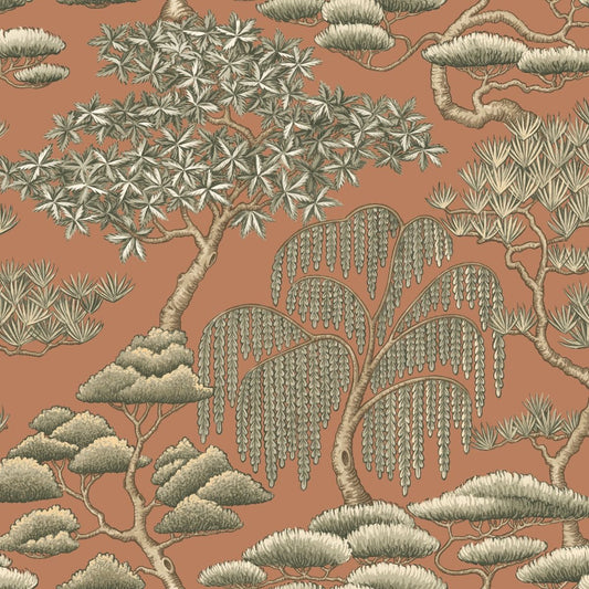 ILIV Matsu Burnt Sienna Fire Retardant Curtains