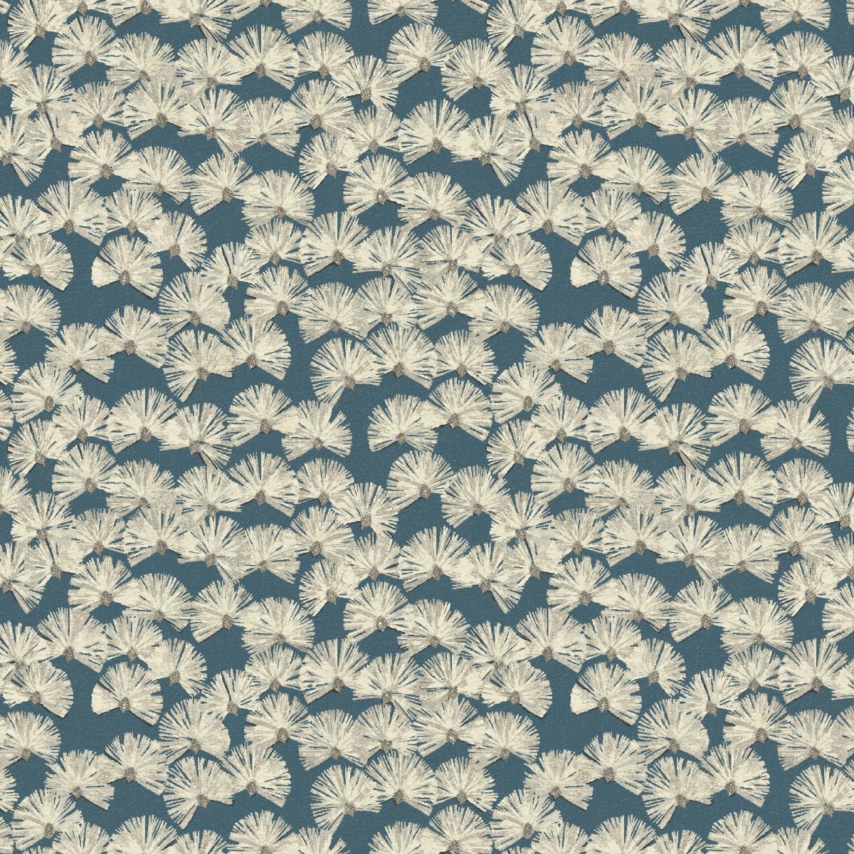 ILIV Nara Slate Blue Fire Retardant Curtains
