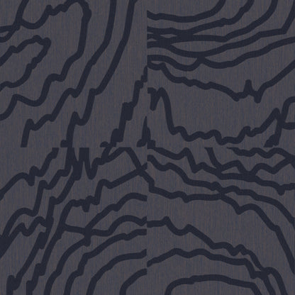 Kvadrat Woodtrace 0770 fire retardant curtain fabric, close-up
