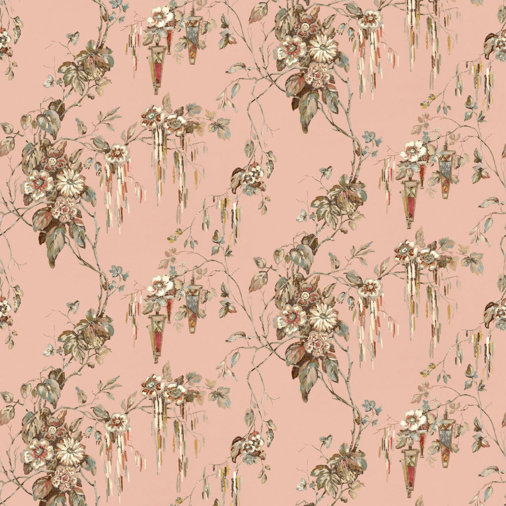 Mallion & Knowles Tiffany Peach Fire Retardant Curtains