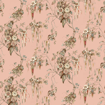 Mallion & Knowles Tiffany Peach Fire Retardant Curtains