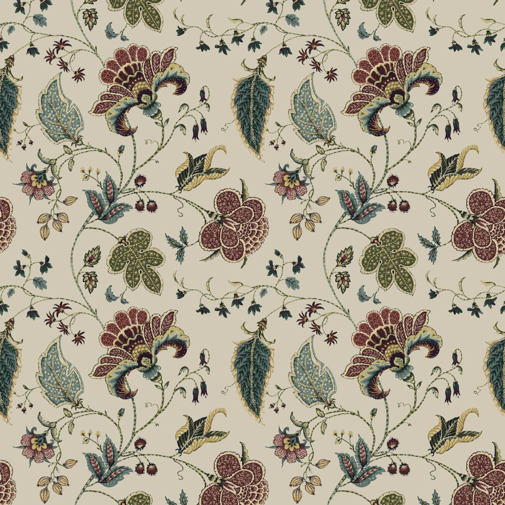 Mallion & Knowles Varanasi Antique Fire Retardant Curtains