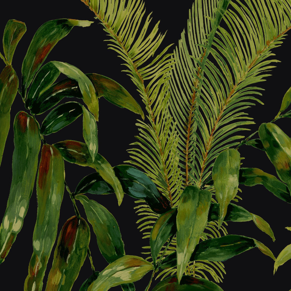 Mallion & Knowles Pavillion Forest Fire Retardant Curtains texture detail