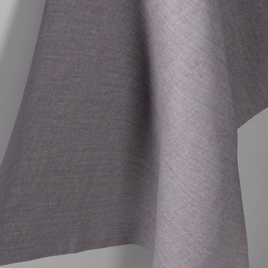 Sekers Malina Charcoal fire retardant curtain fabric, view 2