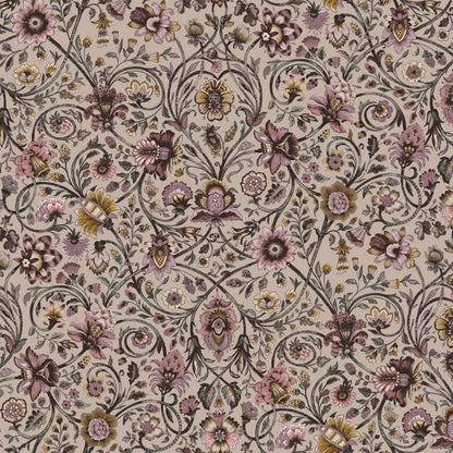Mallion & Knowles Baroda Rose/Pink Fire Retardant Curtains