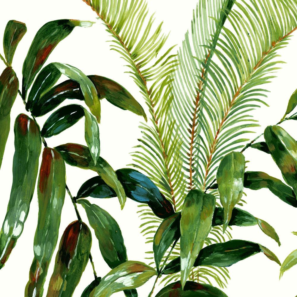Mallion & Knowles Pavillion Fern Fire Retardant Curtains texture detail