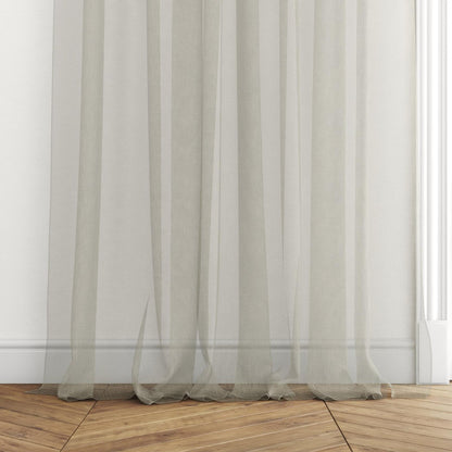 Sekers Bora Latte fire retardant curtain fabric, view 3