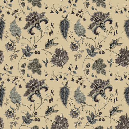 Mallion & Knowles Varanasi Taupe Fire Retardant Curtains