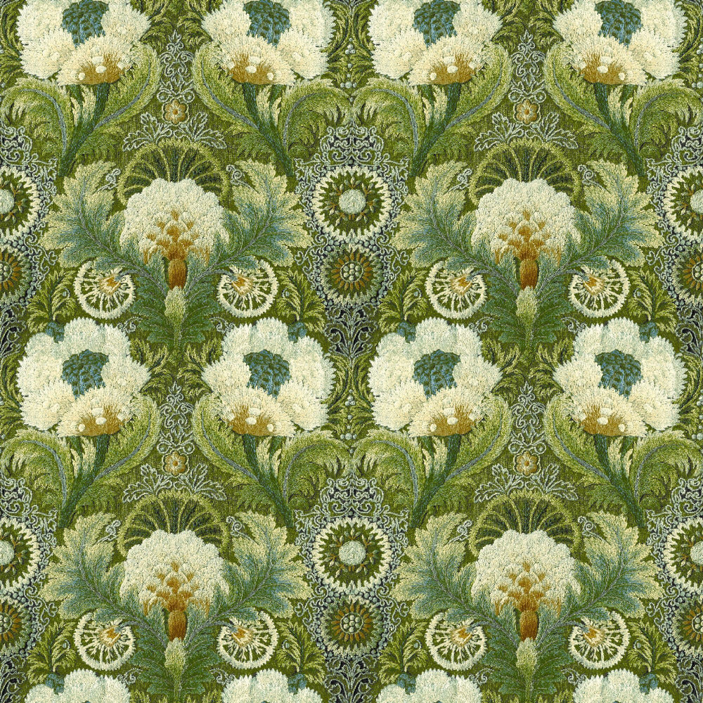 Mallion & Knowles Tapestry Forest Fire Retardant Curtains