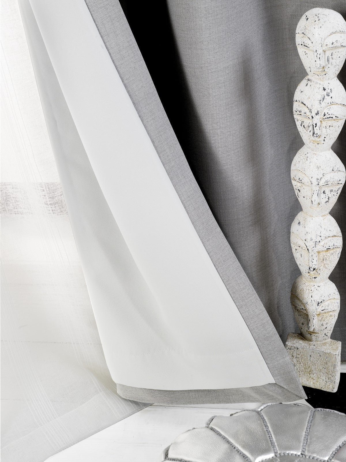 Edmund Bell Smooth Fire Retardant Curtains Lifestyle