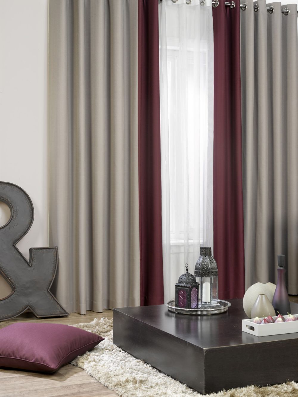 Edmund Bell Manhattan Fire Retardant Curtains Lifestyle