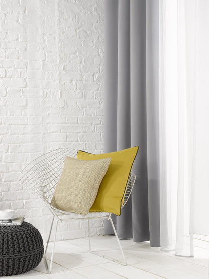 Edmund Bell Venus FR White Fire Retardant Curtains - Lifestyle