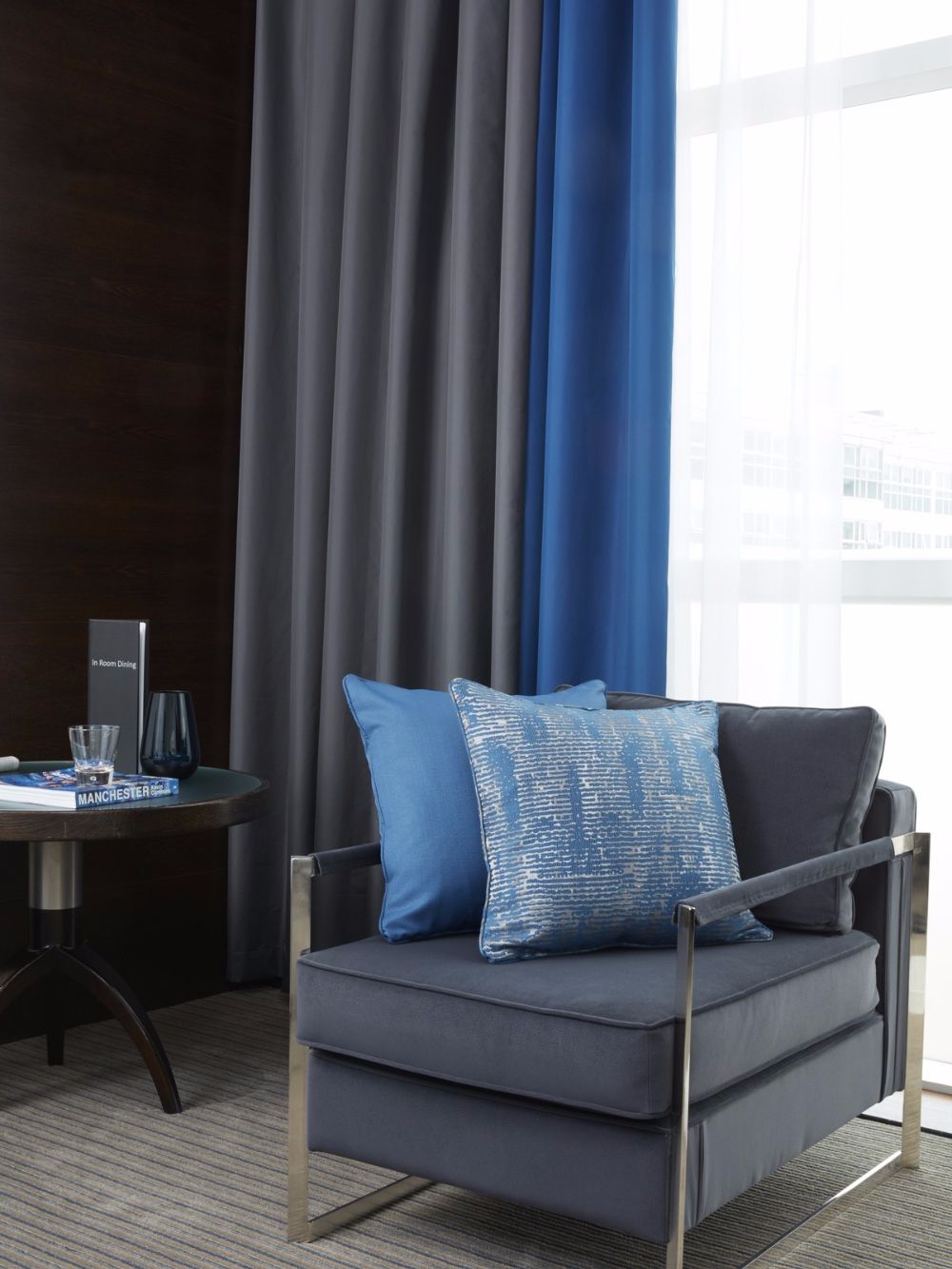 Edmund Bell Zanzibar Ginger Fire Retardant Curtains