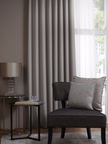 Edmund Bell Zanzibar Sable Fire Retardant Curtains