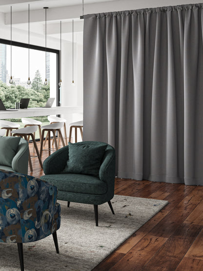 Edmund Bell Duo Fire Retardant Curtains Lifestyle