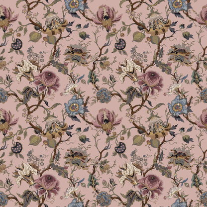 Mallion & Knowles Athena Blush Fire Retardant Curtains