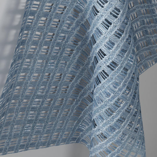 Sekers Sedna Slate fire retardant curtain fabric, view 2