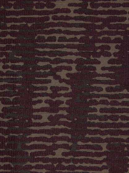 Rhythm Mulberry - Edmund Bell Weave fabric swatch