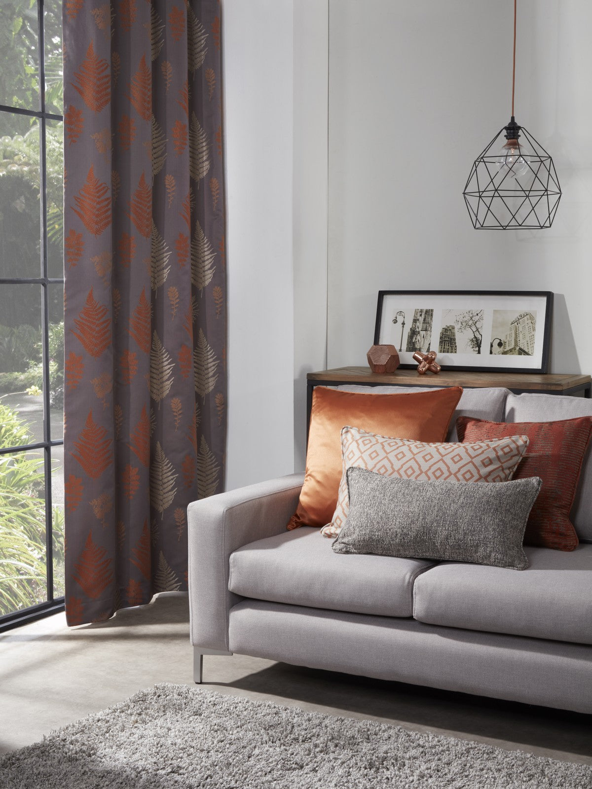 Edmund Bell Aura Fire Retardant Curtains Lifestyle