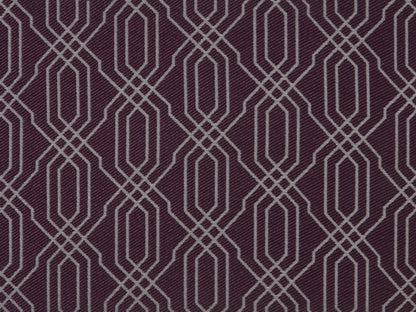 Grosvenor Damson - Edmund Bell Weave fabric swatch