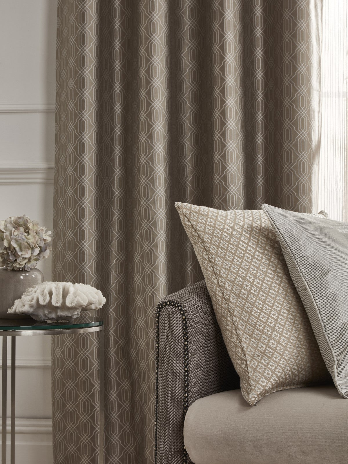 Grosvenor Azure - Edmund Bell Weave lifestyle