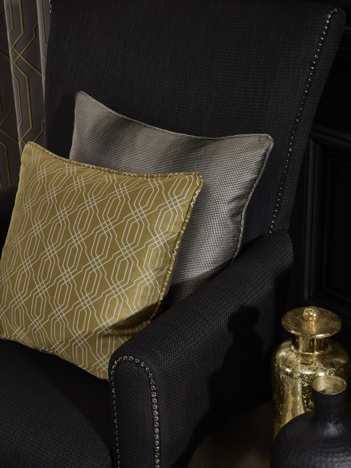 Grosvenor Ebony - Edmund Bell Weave lifestyle