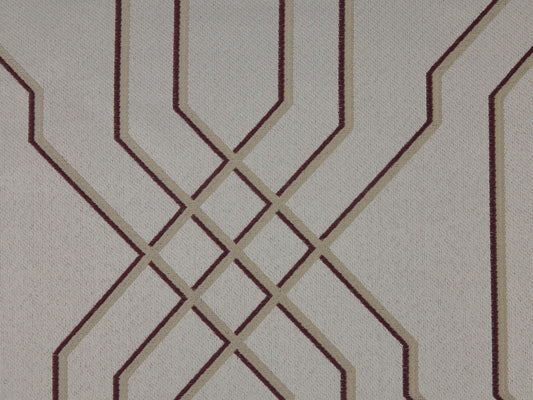 Burlington Damson - Edmund Bell Weave fabric swatch
