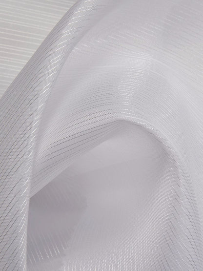 Edmund Bell Stripe Voile White lifestyle
