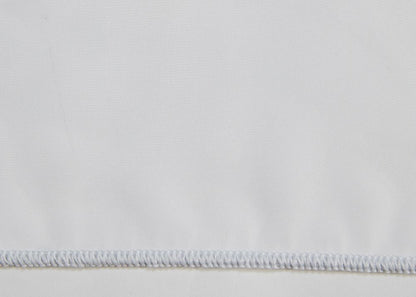 Edmund Bell Plain Leaded Voile White FR fabric
